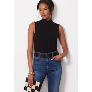 🎉Sanctuary Essential Sleeveless Mock Neck, Women’s Size Small, Black - Evereve